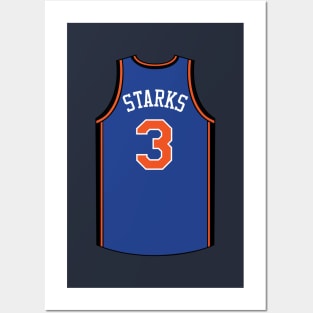 John Starks New York Jersey Qiangy Posters and Art